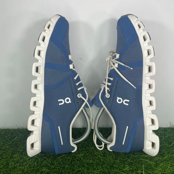 On Running Cloud 5 Denim White Women size 10 - Picture 6 of 9